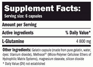 AMIX L-Glutamine - 360 caps