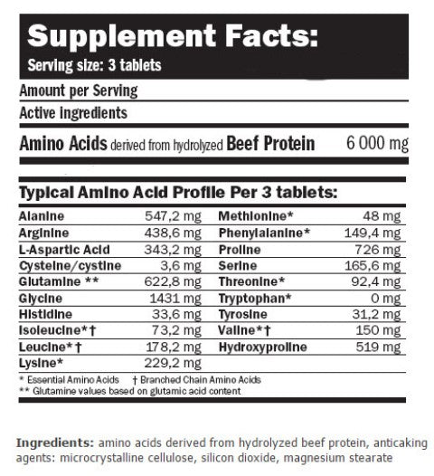AMIX Beef Amino - 550 tab