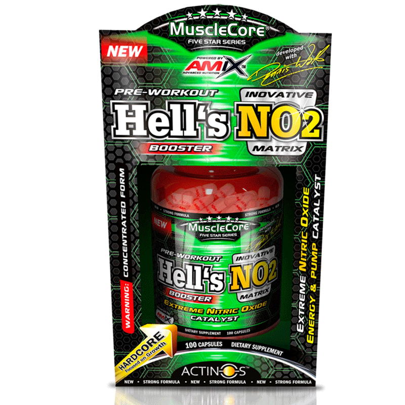 AMIX Hell's NO2 - 100 caps