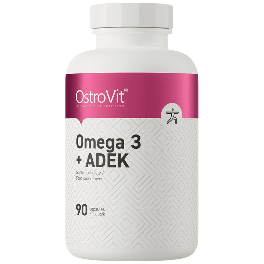 OstroVit Omega 3 + ADEK - 90 Гел капсули