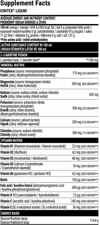 EXTRIFIT Iontex Liquid - 1000 ml
