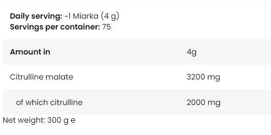 Kevin Levrone LevroLegendary CITRULLINE | Citrulline Malate Powder - 300 gr