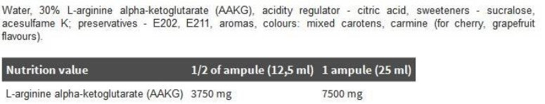 Olimp AAKG 7500 Extreme shot - 20x25 ml