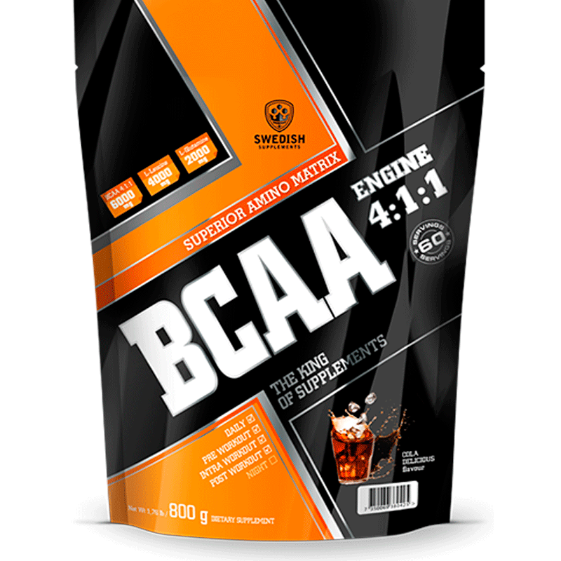 SWEDISH Supplements BCAA Engine 4:1:1 - 800 gr