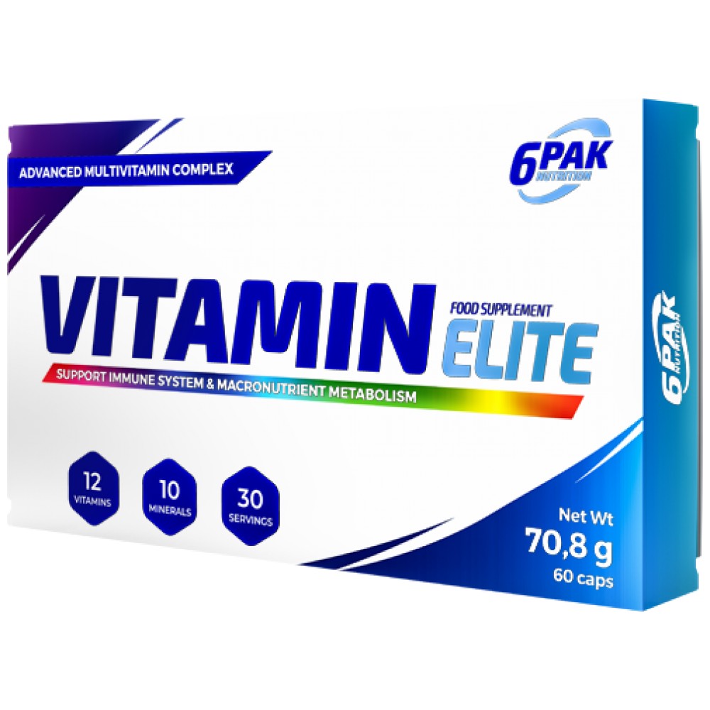 6PAK Nutrition Vitamin Elite - 60 caps