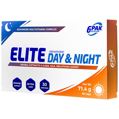 6PAK Nutrition Elite Day & Night мултивитамин - 60 caps (30 дози)