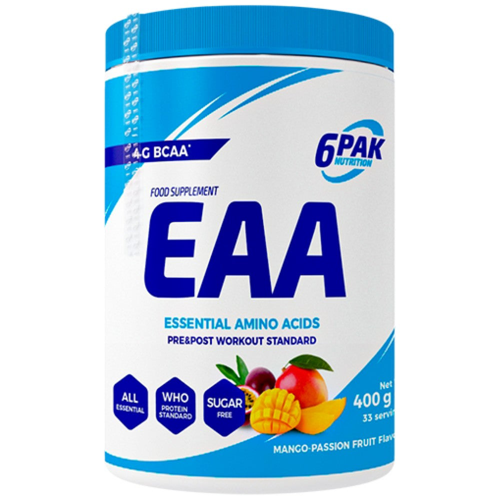6PAK Nutrition EAA Powder - 400 г (40 дози)