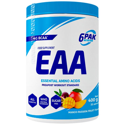 6PAK Nutrition EAA Powder - 400 г (40 дози)