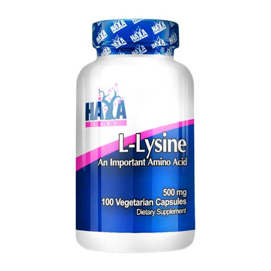 HAYA LABS L-Lysine 500 mg - 100 caps