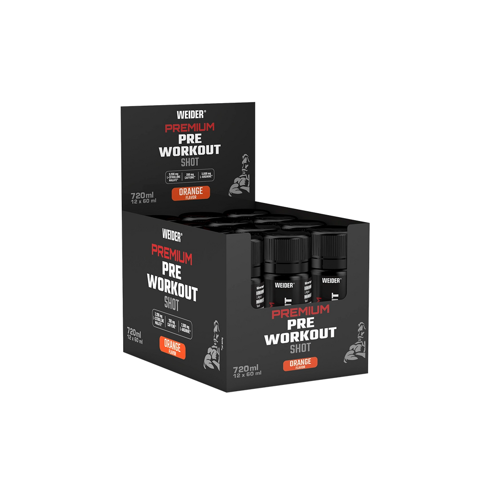 WEIDER Premium Pre-Workout Shot 12 x 60 ml кутия
