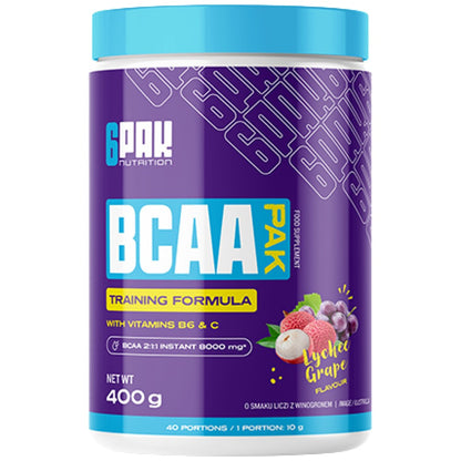 6PAK Nutrition BCAA PAK 2:1:1 Instant - 400 г (40 дози)