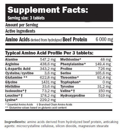 AMIX Beef Amino - 550 tab