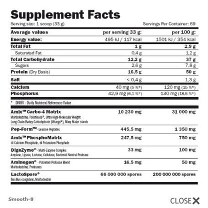 AMIX ™ Smooth-8 ™ - 2300 gr