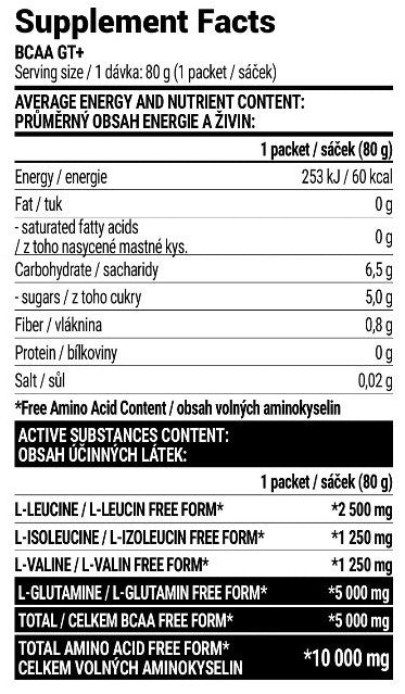 EXTRIFIT Bcaa GT+ - 80 gr