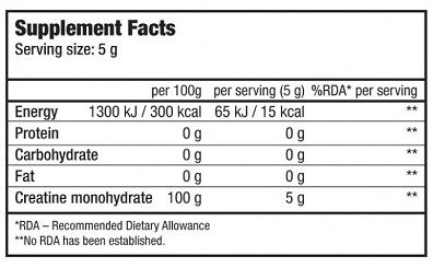 BIOTECH USA 100% Creatine Monohydrate - 500 gr