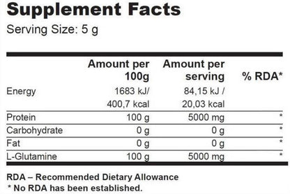 BIOTECH USA 100% L-Glutamine - 500 gr