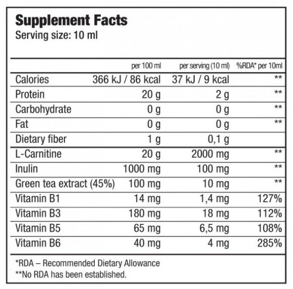 BIOTECH USA L-Carnitine 100.000 Liquid - 500 ml