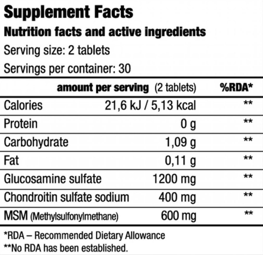 BIOTECH USA Joint &amp; Cartilage - 60 tab