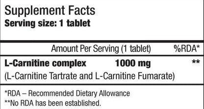BIOTECH USA L-Carnitine 1000 - 60 tab