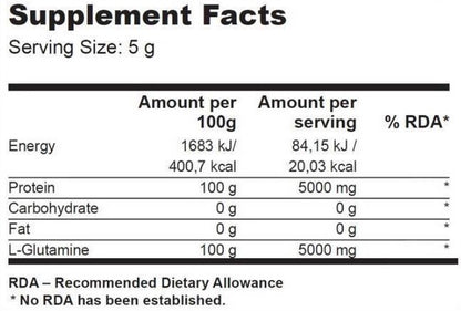 BIOTECH USA 100% L-Glutamine - 240 gr