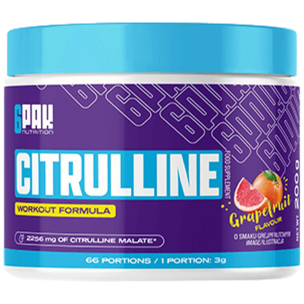 6PAK Nutrition Citrulline Powder - 200 г (66 дози)