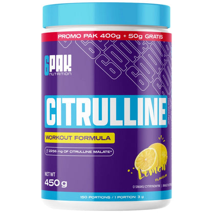 6PAK Nutrition Citrulline Powder - 450 г (150 дози)