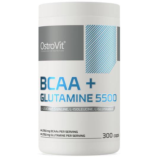 OstroVit BCAA + Glutamine 5500 mg - 300 капсули
