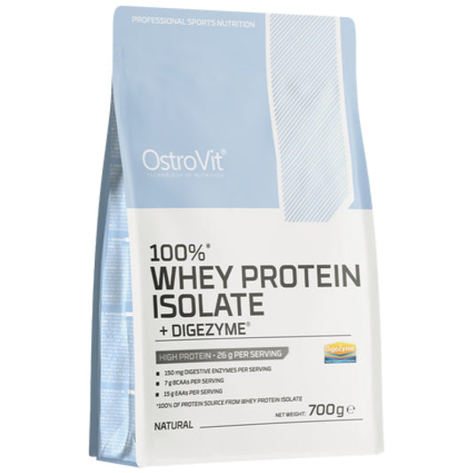 OstroVit Whey Protein Isolate + DigeZyme® Digestive Enzymes - 700 грама