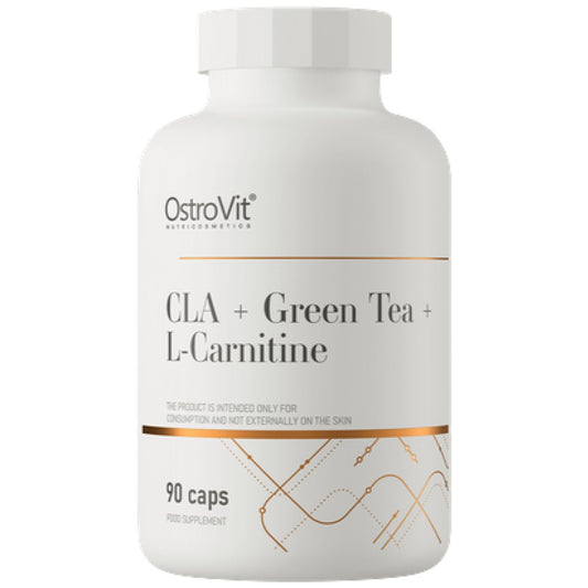 OstroVit CLA + Green Tea + L-Carnitine - 90 Гел капсули