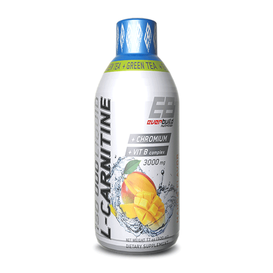 EVERBUILD Liquid L-Carnitine 3000mg + Green Tea - 500 ml