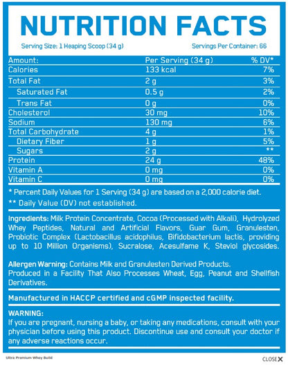 EVERBUILD Ultra Premium Whey Build - 2270 gr
