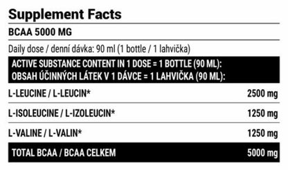 EXTRIFIT Bcaa 5000 mg shot - 90 ml