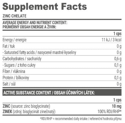 Extrifit Zinc 100 Chelate - 100 caps