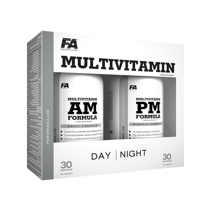 FA Nutrition Multivitamin AM &amp; PM Formula - 2 x 90 caps