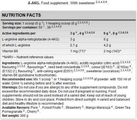 FA Nutrition A-AKG - 300 gr