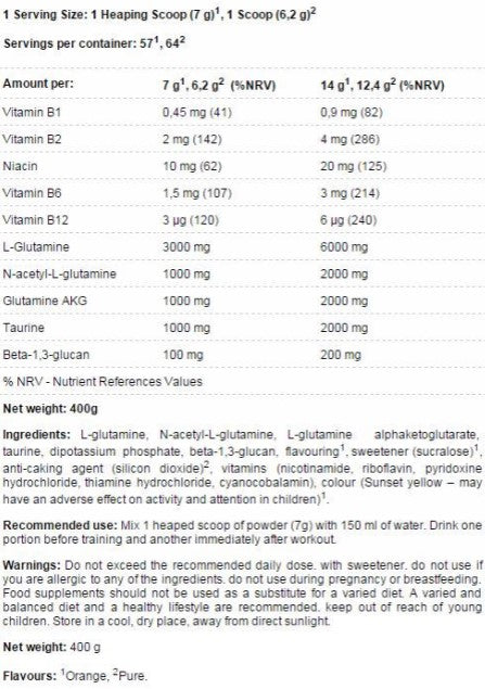 FA Nutrition GLUTA Core - 400 gr