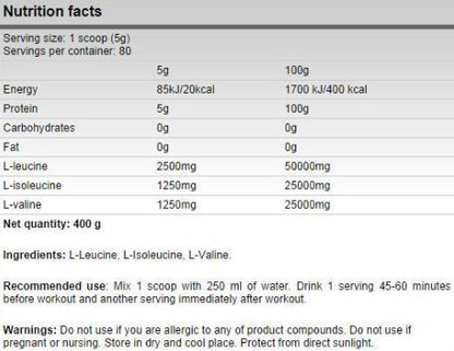FA Nutrition Xtreme BCAA 5000 - 800 gr