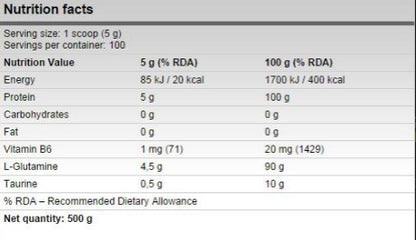 FA Nutrition Xtreme Glutamine - 500 gr