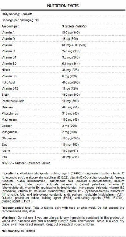 FA Nutrition CORE Vita - 120 caps