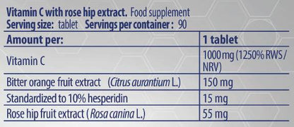 Kevin Levrone Vitamin C 1000 - 90 таблетки
