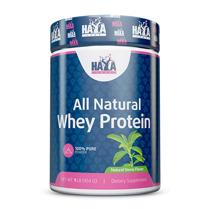 HAYA LABS All Natural Whey Protein Stevia - 454 гр
