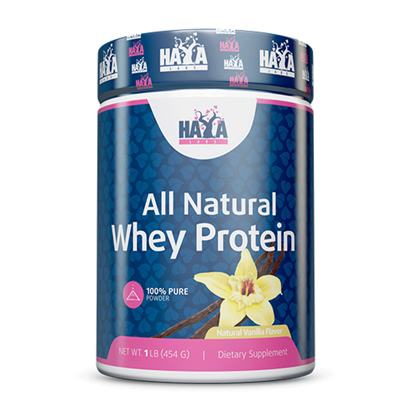 HAYA LABS All Natural Whey Protein Vanilla - 454 гр