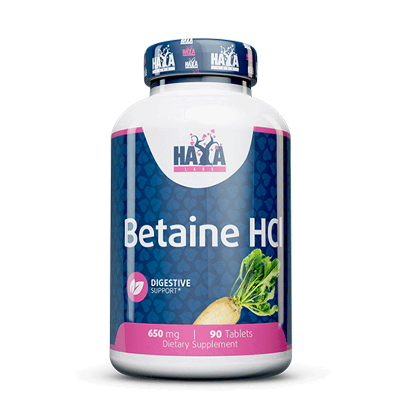HAYA LABS Betaine HCL - 90 tabs