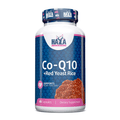 HAYA LABS Co-Q10 &amp; Red Yeast Rice - 60 caps