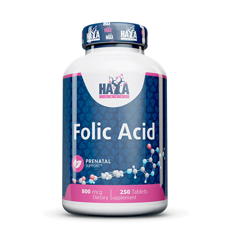HAYA LABS Folic Acid - 250 tabs