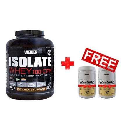 WEIDER Isolate Whey 100 CFM - 908 gr - 2 бр. Collagen Vanilla – 70 gr