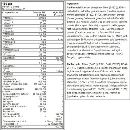 Kevin Levrone LevroArmour AM &amp; PM Formula - 2x90 caps