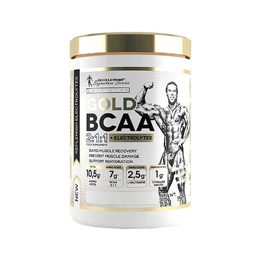 KEVIN LEVRONE Gold Line | Gold BCAA 2:1:1 | with Glutamine, Citrulline &amp; Electrolytes - 375 gr