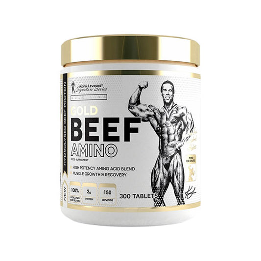 KEVIN LEVRONE  GOLD Beef Amino | High Potency Amino Acid Blend - 300 tabs
