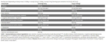 KEVIN LEVRONE Black Line / Scatterbrain | Super Concentrated Pre Workout - 270 gr